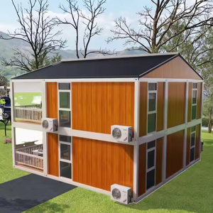 Maison conteneur pliable de luxe à deux étages de 20 pieds avec kiosque et toilettes intégrées - Product Image 3