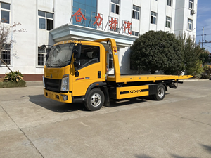 Sinotruk HOWO 4x2 Diesel Plateau Remorqueur 5T Véhicule de Récupération pour Dépannage Routier et Récupération de Voiture - Product Image 4