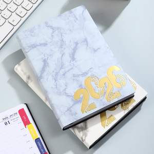 Agenda annuel 2026 transfrontalier en anglais, planificateur <span class=keywords><strong>jour</strong></span> par <span class=keywords><strong>jour</strong></span> <span class=keywords><strong>une</strong></span> <span class=keywords><strong>page</strong></span>, calendrier annuel 365 jours en espagnol, modèle en similicuir 002 - Product Image 3