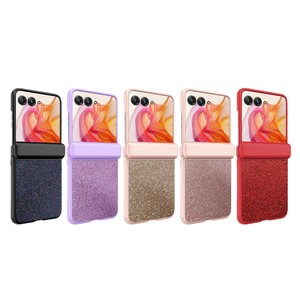 Étui pour téléphone pliable Motorola Razr 50 Ultra, design pailleté, matériau TPU PC, protection de la charnière ultra-fine - Product Image 5