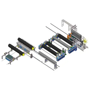 Processo de operação fácil e excelente design de tubos de enrolamento de PVC linha de produção de tubos de caixa
