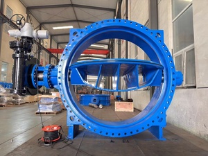 DN2600 PN10 DI QT450 Doppelt Exzentrisches Doppelflansch-Absperrventil mit Elektrischem Antrieb - Product Image 5