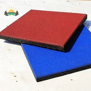 40mm Premium Rubber Tile Floor EPDM Outdoor Flooring