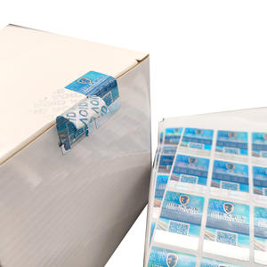 Muestra gratuita de etiqueta de seguridad holográfica microporosa 5 en 1 personalizada, etiqueta multicapa antifalsificación a prueba de manipulaciones - Product Image 2