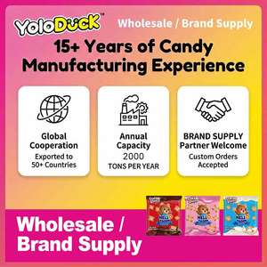 Yoloduck Biscuits roulés fourrés à la crème <span class=keywords><strong>chocolat</strong></span>ée, croustillants et sucrés, de haute qualité, en forme de dessin animé, boîte de biscuits préférée des enfants - Product Image 3
