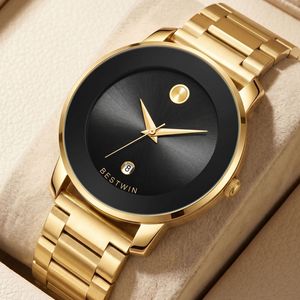นาฬิกาควอตซ์แฟชั่นมินิมอลลิสต์ นาฬิกาผู้ชายบางเฉียบ - Product Image 1