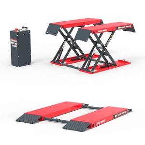 ANGE RHEAS - Pont élévateur à ciseaux ultra-plat de 3,5 tonnes - Sans fossé, étanche et à haute étanchéité, multicolore pour la réparation automobile - Product Image 6