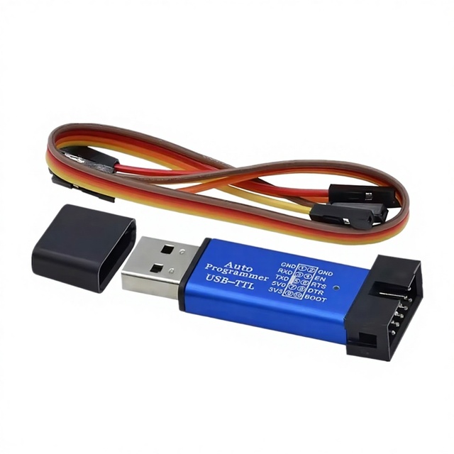 5th Generation STC All Series Microcontroller Automatic Programmer with No Cold-Start Download USB TTL Fully Isolated