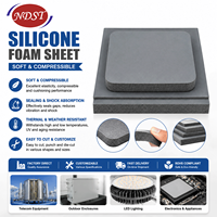 NDST-F500 Bande de mousse de silicone à cellules fermées haute tension et haute température, isolante 6 kV pour montage en surface