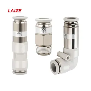 Laize Pneumatic Fittings Quick Fittings SPC VPC SPU SPV Thread Straight Through Air Hose Fittings For Uni-direction Check Valves