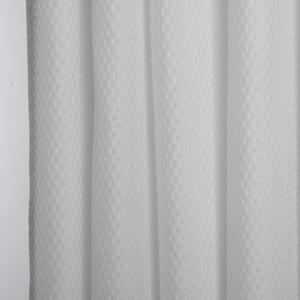 Tissu microfibre doux et léger, doublure <span class=keywords><strong>de</strong></span> <span class=keywords><strong>douche</strong></span> ou <span class=keywords><strong>rideau</strong></span> avec points gaufrés, qualité d'hôtel, lavable en Machine, imperméable blanc - Product Image 3