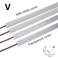 Usine en gros DC 12V SMD 5730 5630 LED bande dure barre lumineuse coque en aluminium + couvercle pc LED barre lumineuse 5730