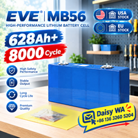 Cellules de batterie LiFePO4 EVE 2026 Grade A MB56 628Ah LF560K 560Ah MB31 330Ah 314Ah 3.2V pour pack de stockage d'énergie solaire 32kW 64kW