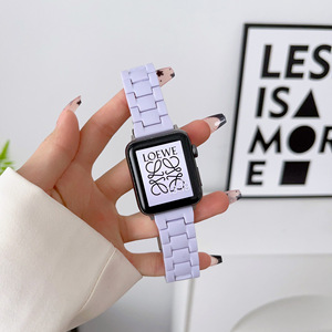 <span class=keywords><strong>Bracelet</strong></span> de montre en résine couleur bonbon pour <span class=keywords><strong>Apple</strong></span> <span class=keywords><strong>Watch</strong></span> <span class=keywords><strong>SE</strong></span> 41 42 45 44 46 49mm – Remplace les bracelets de montre - Product Image 5