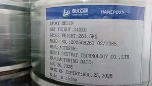 Adduct époxy polyaminoamide, durcisseur époxy à 2 composants pour résines époxy à base de solvant, construction industrielle, travail du bois - Product Image 4