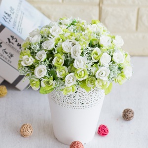 Flores Artificiales de Seda Plástica de 23 cm, para Decoración de Bodas, Fiestas, Hogar, San Valentín, Hechas en China - Product Image 4