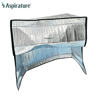 Couverture de palette réfléchissante réutilisable en aluminium plaqué, isolation thermique pour la logistique de la chaîne du froid