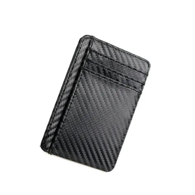 Biodegradable Rfid Blocking Card Holder Purse Rpet material Slim Minimalist Sustainable And Green Material Men's Leather Wallet