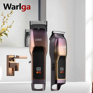 Nueva Llegada Potente Motor Eléctrico Recargable <span class=keywords><strong>Mejor</strong></span> Máquina Cortadora de Pelo Profesional Clippers Trimmer Set para Barbero - Product Image 3