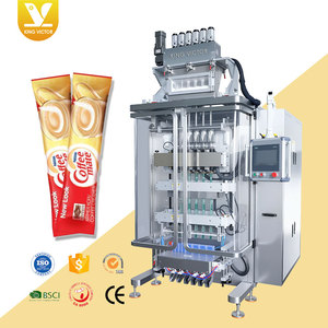 Kingvictor Automatic Multilane High Speed 3 in 1 Coffee Stick Pack Machine Instant 3 in 1 Coffee Powder Sachet Packaging Machine