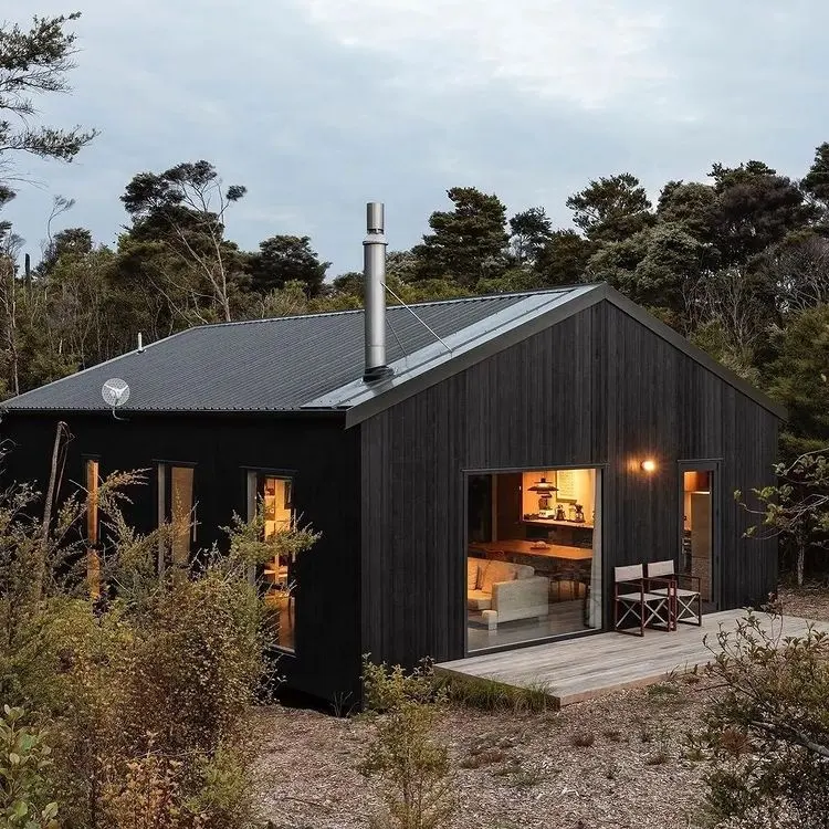 Maisons préfabriquées en acier inoxydable, maison moderne, prédécoupée