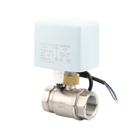24VDC 220VAC Contrôle de débit électrique 1 pouce Micro vanne à boisseau sphérique motorisée DN15