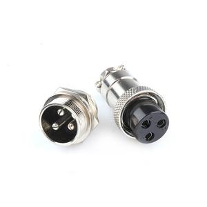 1Set Mannelijke En Vrouwelijke Gx20 Luchtvaart Connector 2/3/4/5/6/7/8/9/10/12/14 Pin Diameter 20Mm Luchtvaart Stekker Ronde Connector - Product Image 1