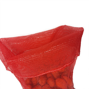 Sacs tubulaires en PP Leno robustes de 50 kg pour oignons et pommes de terre, sacs en filet PE avec cordon de serrage, personnalisation acceptée - Product Image 2