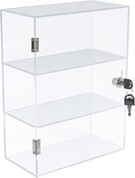 Présentoir à bijoux multi-niveaux en acrylique personnalisé pour collectionneurs, armoire de rangement en gros pour boutique avec serrure pour magasin