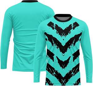 Jersey Penjaga Gawang Malam Panjang Kustom dengan Logo Tim dan Nomor Nama Anda Layanan OEM Spandex/Katun - Product Image 2