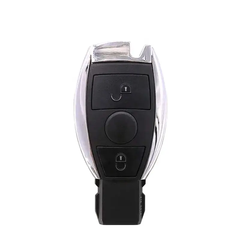 2 כפתורים חדשים החלפת חכם מפתח כניסת Fob Keyless רכב מרחוק מפתח Case Shell Transponder רכב מפתח עבור מרצדס בנץ BGA NEC