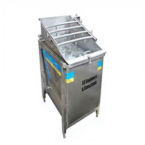 Nueva Lavadora Eléctrica de Verduras para Apio, Espinacas y Lechuga, Acero Inoxidable SS 304, Capacidad de 300-1000 kg/h, Limpieza a Alta Presión, para Restaurantes - Product Image 1