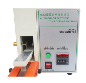 Elektrische Wrijving Kleurvastheid Tester Elektrische Wrijving Ontkleuring Testapparatuur Aatcc <span class=keywords><strong>Crockmeter</strong></span> Iso 105 Astm D2054 - Product Image 3