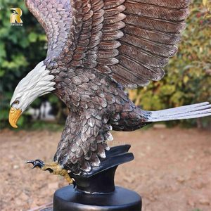 Statua di <span class=keywords><strong>Aquila</strong></span> in Bronzo Grande RELONG, Scultura con <span class=keywords><strong>Ali</strong></span> Aperte, Resistente per Decorazione Artistica di Ville, Giardini e Cortili Esterni - Product Image 2