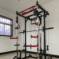 Banc de musculation pliable et réglable Smith Metal, durable, écologique, stable, robuste, avec caractéristiques de sécurité pour