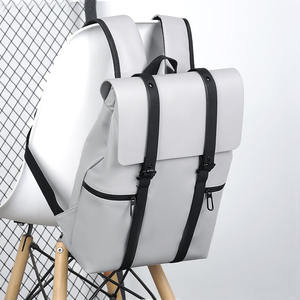 Sac à dos en cuir personnalisé tendance pour hommes, imperméable, pour l'école, le collège, sac à dos, sac à dos - Product Image 5