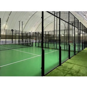 Easy Assemble Padel Court Roof Customized PVC Tent Paddel Tennis Court Panoramic <b>Best</b> Padel Court Manufacturer Pro Padel Courts - Product Image 1