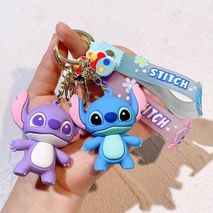 Mini Muñeco de Peluche de Anime Stitch, Nuevo Diseño, Lindo Llavero de Goma PVC, Soporte para Cordón de <span class=keywords><strong>Lilo</strong></span> y Stitch - Product Image 5