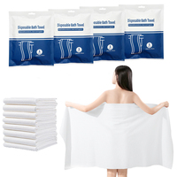 Thickened Non-Woven Fabric Bath Towels High Absorbency Single Use Bath Towels Disposable