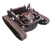 Tondeuse à gazon robotisée tout-terrain télécommandée pour la tonte des pelouses des fermes, des vergers et des pentes