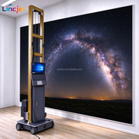 LINCJET LC-A2 Printer Dinding UV untuk Desainer Interior, Mesin Cetak Dinding Digital Mobile untuk Seni Dinding Desainer