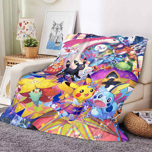 Couverture en polaire corail personnalisée avec motif de dessin animé mignon de 5000 designs, style Pokémon, pour enfants et bébés - Product Image 3