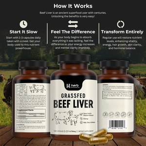 Oem/ODM privado orgánico para soporte conjunto Cápsula de hígado de res - Product Image 2