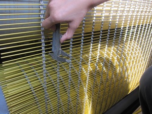 XY-M4327 gold cor flexível arquitetônico <span class=keywords><strong>metal</strong></span> malha para fachada cortina - Product Image 4