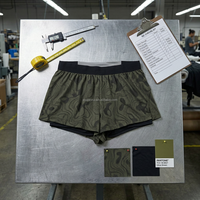 Shorts en maille personnalisés OEM ODM pour hommes, motif camouflage désertique, coupe décontractée, taille élastique, légers, style streetwear