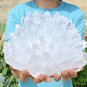 11.2-11.7 LB Nouvelle trouvaille Améthyste Phantôme Violette, Grappe de minéraux naturels, Sphère transparente, Grand cristal, Guérison Reiki, Feng Shui - Product Image 6
