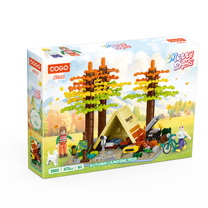 कोगो तम्बू परिसर 473 पीसी असेंबलिंग ब्लॉक बच्चों के निर्माण ब्लॉक खिलौने - Product Image 5