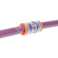 Connecteurs de micro-conduits HDPE 7/3,5 mm, 12/10 mm, 14/10 mm pour les connexions de câbles à fibres optiques souterrains FTTH