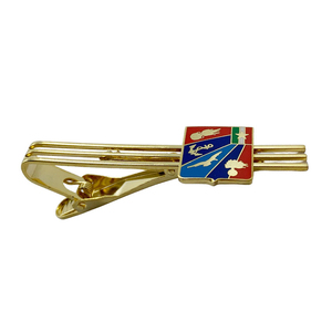 Set di <span class=keywords><strong>Gemelli</strong></span> e Fermacravatta Personalizzati in Smalto, Acciaio Inossidabile e Ottone Dorato per <span class=keywords><strong>Uomo</strong></span>, con Confezione Regalo - Product Image 6