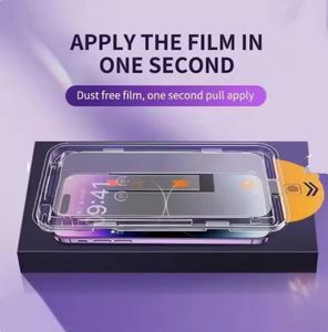 Kit d'installation facile Magic Box sans poussière avec verre trempé transparent pour <span class=keywords><strong>iPhone</strong></span> 16 Pro Max, applicateur pour <span class=keywords><strong>iPhone</strong></span> 17 Pro Max, 15, 14 - Product Image 1